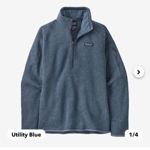 Patagonia Better Sweater 1/4 zip EUC